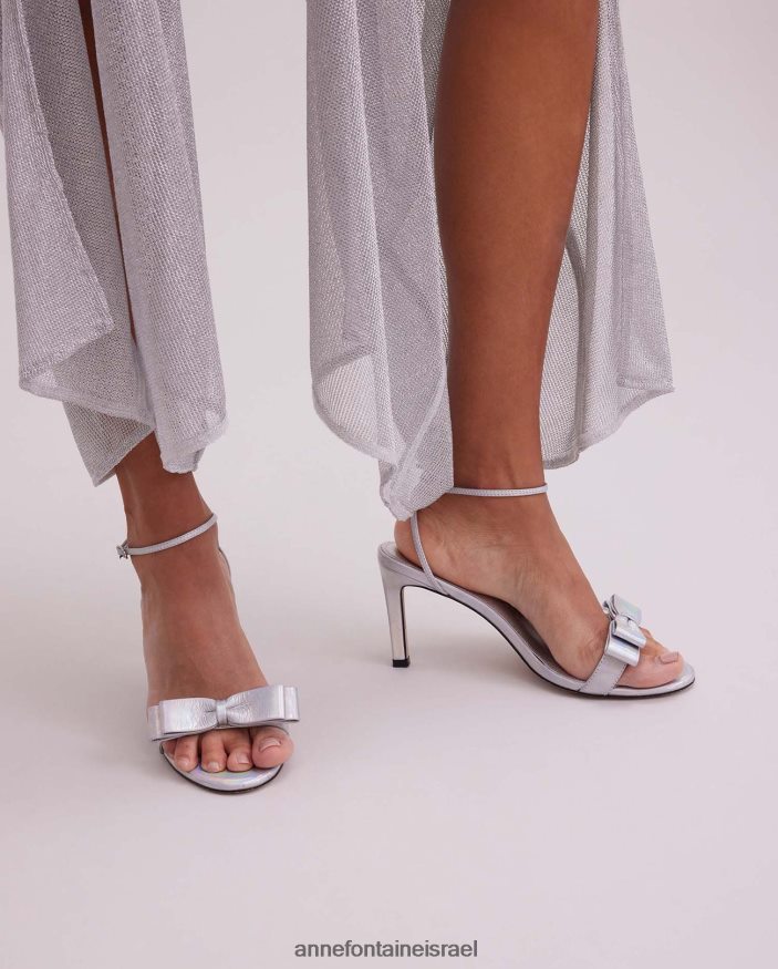 נעליים Anne Fontaine עקב ססגוני עקב מריה עם פירוט קשת כסף נשים DL8V8L42
