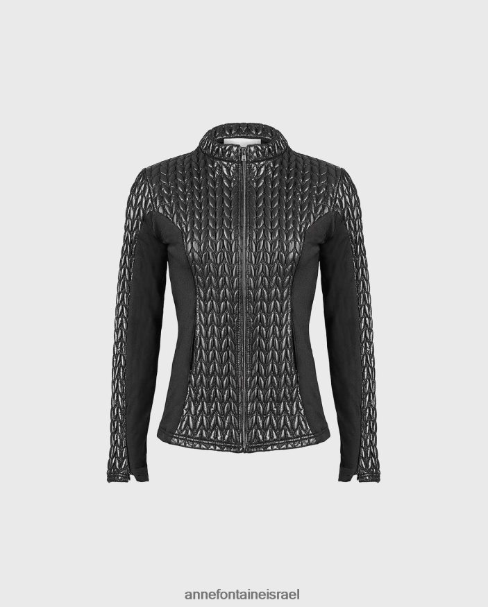 הַלבָּשָׁה Anne Fontaine מעיל פנטה מעיל קפיטונאז' מחומרים מעורבים שָׁחוֹר נשים DL8V8L448