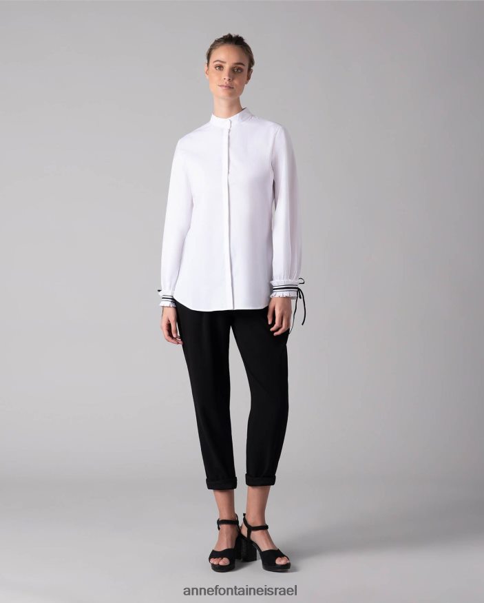 נעליים Anne Fontaine משאבות עקב בלוק בלוק תנין עקב פראני עם פרחים נשלפים שָׁחוֹר נשים DL8V8L46