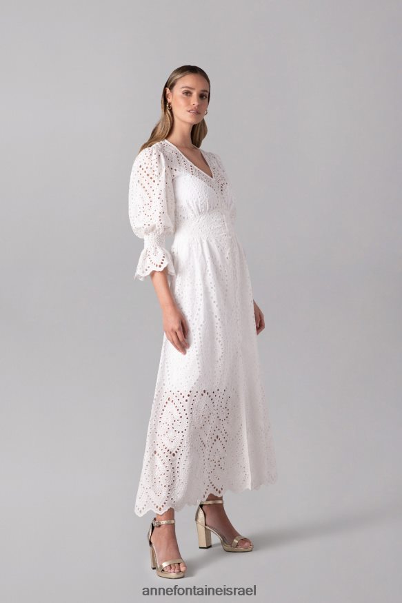 נעליים Anne Fontaine עקבים מתכתיים עקב פראני עם פרחים נשלפים זהב נשים DL8V8L49