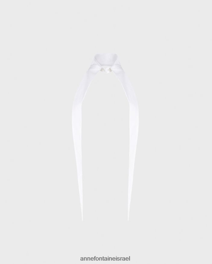 אביזרים Anne Fontaine צווארון ארקט צווארון פופלין כותנה גדול מדי לבן נשים DL8V8L513