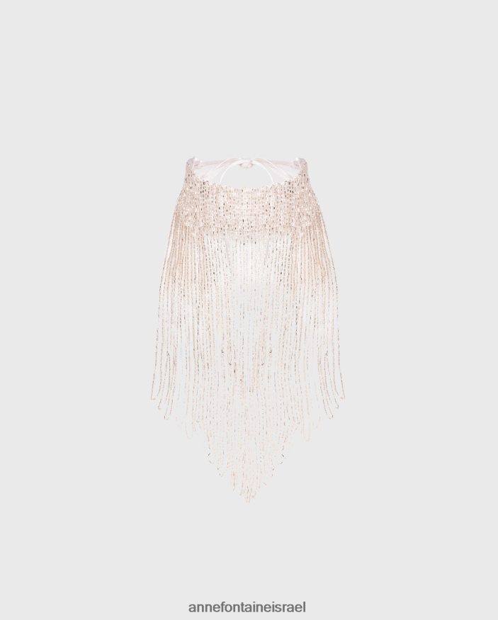 אביזרים Anne Fontaine צווארון טל עם חרוזים בהשראת קריסטל מסוגנן נשים DL8V8L523