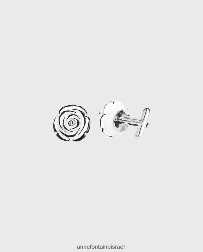 אביזרים Anne Fontaine חפתים לולה וחפתים פרחוניים לבן שחור נשים DL8V8L552