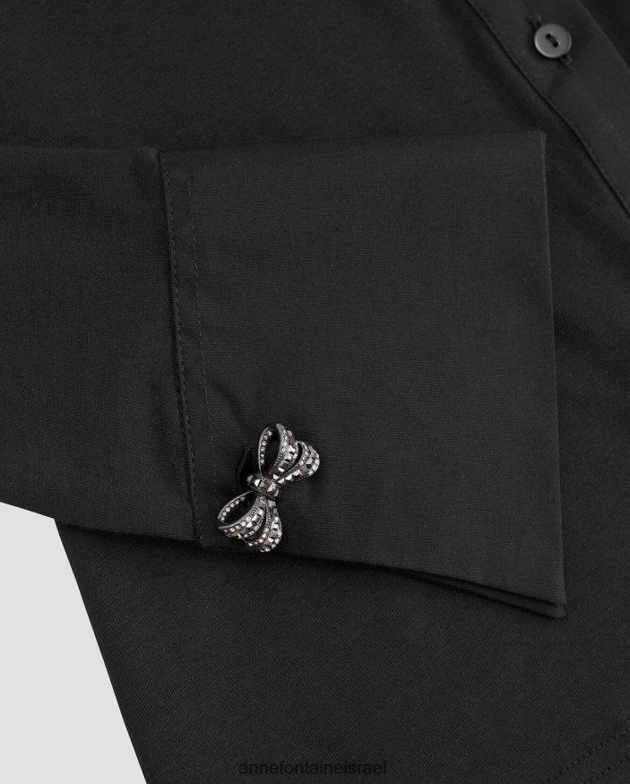 אביזרים Anne Fontaine חפתים אוזו חפתים בצורת קשת עם גימור מַתַכתִי נשים DL8V8L563