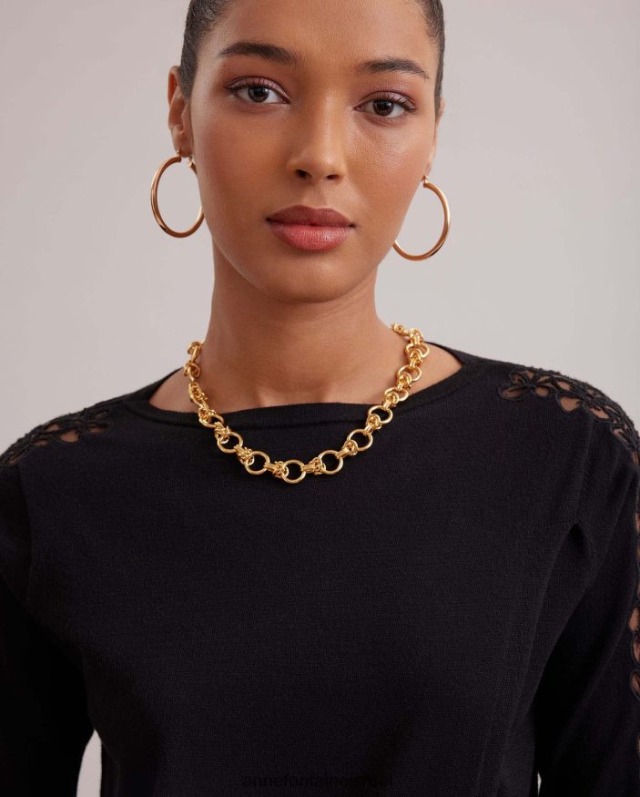 אביזרים Anne Fontaine שרשרת שלי שרשרת חוליות מתכווננת זהב נשים DL8V8L594