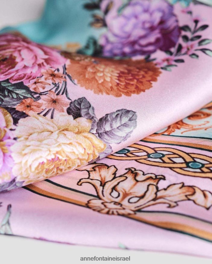 אביזרים Anne Fontaine צעיף טייט משי עם הדפסי פרפרים מסוגנן נשים DL8V8L608