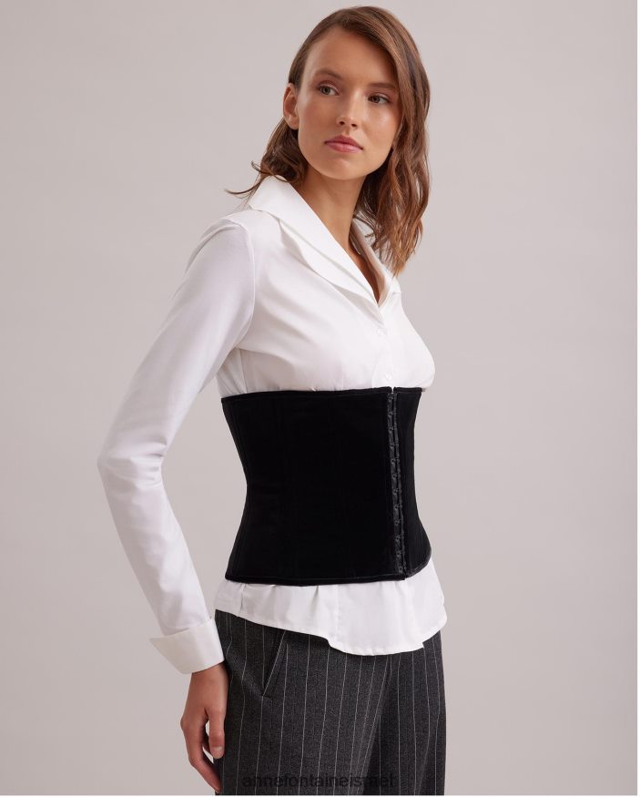 אביזרים Anne Fontaine מחוך אלביה מחוך קטיפה רחב שָׁחוֹר נשים DL8V8L667