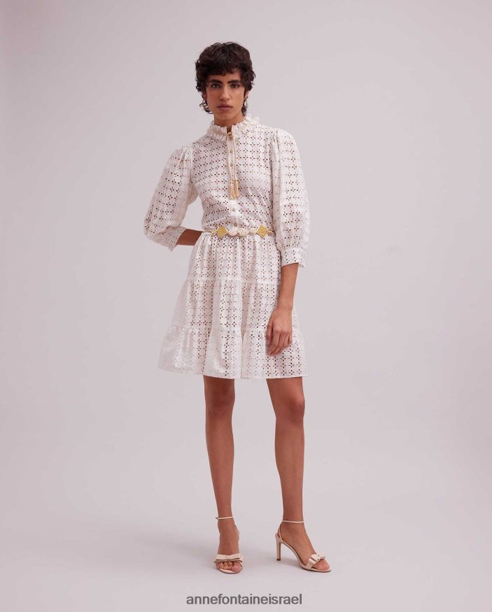 אביזרים Anne Fontaine חגורה ארוגה רוסלבה עם עיגולים גיאומטריים וצורות יהלומים טִבעִי נשים DL8V8L674