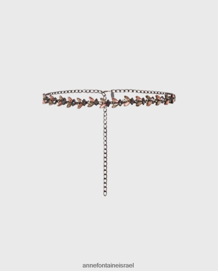 אביזרים Anne Fontaine חגורה מתכווננת מאבן מעושנת נבו מסוגנן נשים DL8V8L678