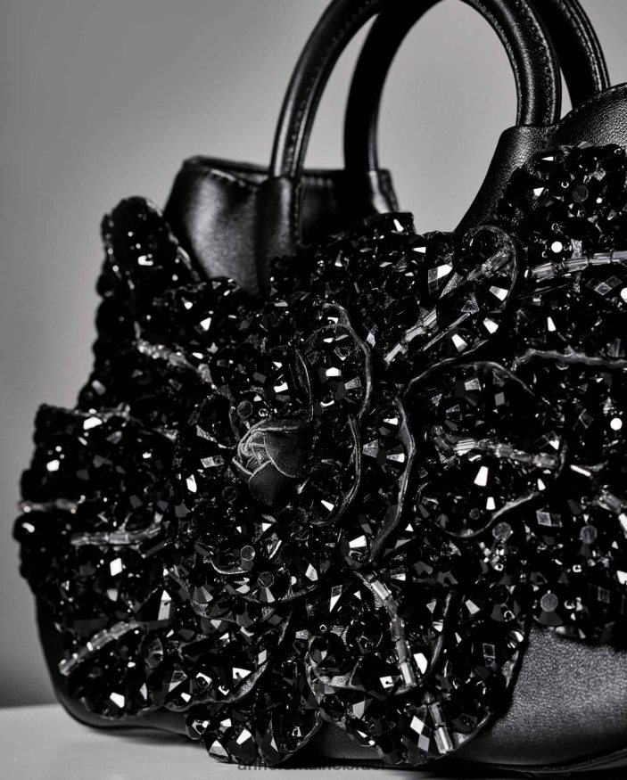 תיקים Anne Fontaine תיק יד של סקרלט סטאר ג'ט ידית עליונה מסוגנן נשים DL8V8L696