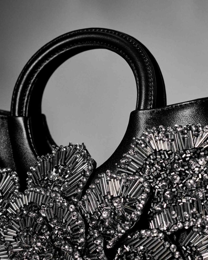 תיקים Anne Fontaine תיק יד מטאוריט של סקרלט כוכב חתימה פִּרחִי נשים DL8V8L698