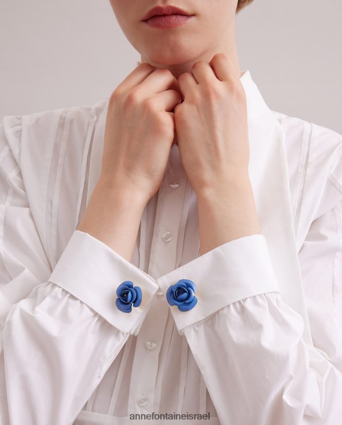 אביזרים Anne Fontaine חפתים Neissy חפת פרחים קלאסיים צי כהה נשים DL8V8L571