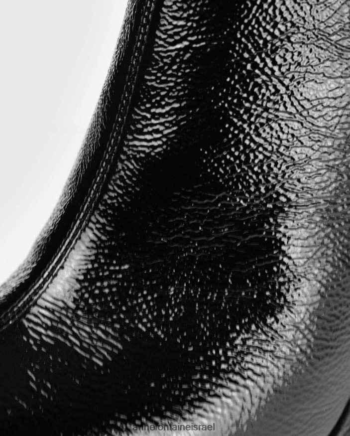 נעליים Anne Fontaine מגף פלטפורמה מעור פט של aden שָׁחוֹר נשים DL8V8L13