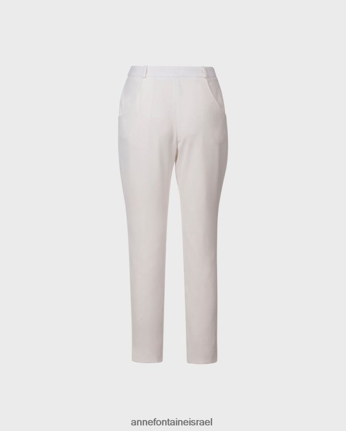 הַלבָּשָׁה Anne Fontaine מכנס cerise קל משקל, מכנס עד הקרסול לבן נשים DL8V8L331