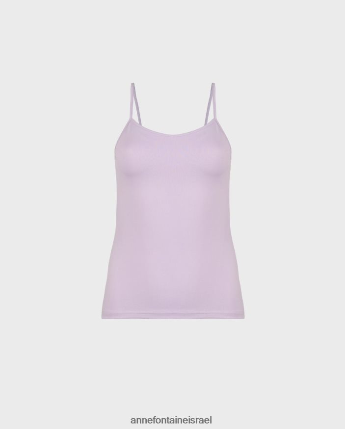 הַלבָּשָׁה Anne Fontaine קמזול cintia סגול רצועה דקה קמיצה פרמה נשים DL8V8L303