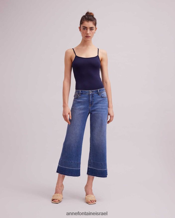 הַלבָּשָׁה Anne Fontaine קמוזיל cintia camisole stretch עם רצועות דקות כְּחוֹל נשים DL8V8L301