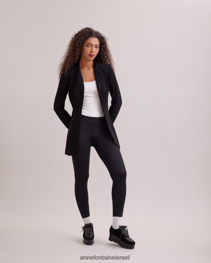 הַלבָּשָׁה Anne Fontaine חותלות סריג ג'רזי מתיחה של dasko שָׁחוֹר נשים DL8V8L381