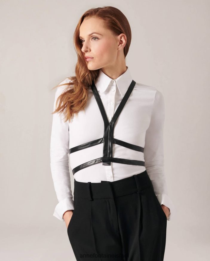 אביזרים Anne Fontaine רתמת enya רתמת עור מלאכותית שָׁחוֹר נשים DL8V8L576