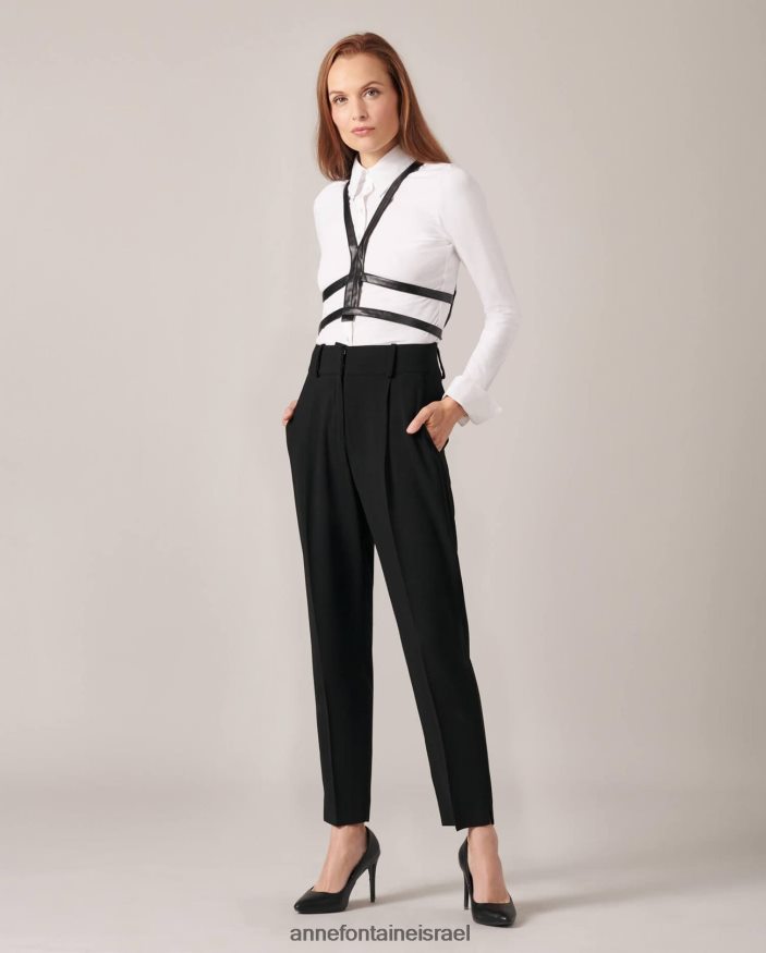 אביזרים Anne Fontaine רתמת enya רתמת עור מלאכותית שָׁחוֹר נשים DL8V8L576