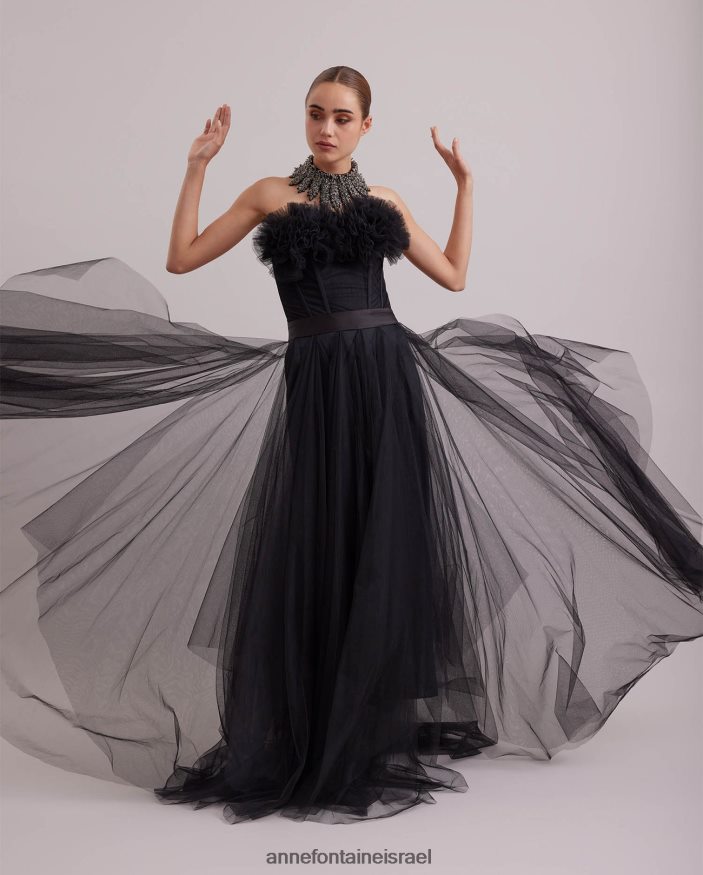 אביזרים Anne Fontaine צווארון בד צווארון izzalda משובץ אבנים מסוגנן נשים DL8V8L537