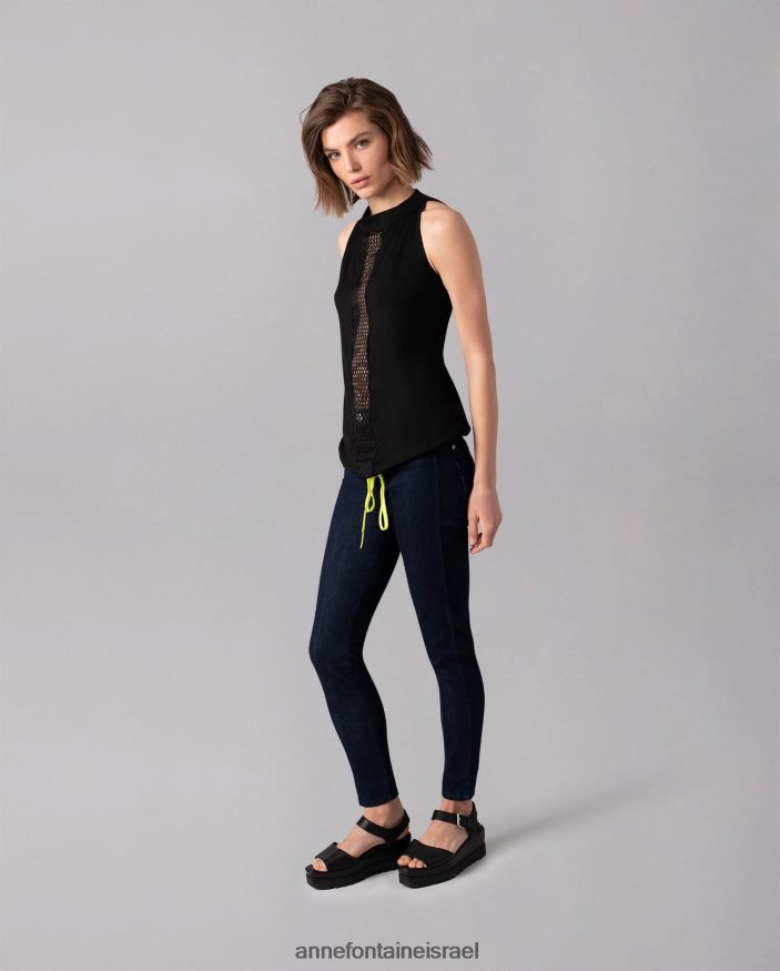 נעליים Anne Fontaine סנדלי עור סנדל של vitto שָׁחוֹר נשים DL8V8L21