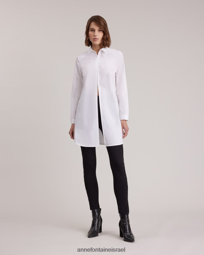 הַלבָּשָׁה Anne Fontaine חותלת מכנסיים של vonya באורך מלא עם אפליקציות ורדים אנכיות שָׁחוֹר נשים DL8V8L382