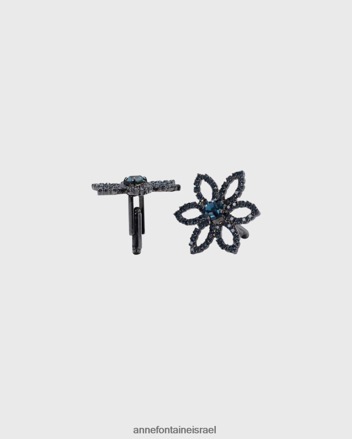 אביזרים Anne Fontaine חפתים waylon חפתים בצורת פרחים כחול כהה נשים DL8V8L564