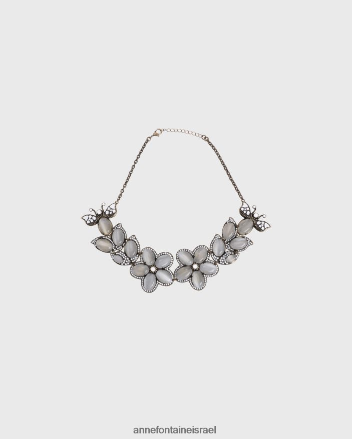 אביזרים Anne Fontaine צווארון wlad מעוטר באבני עין החתול פִּרחִי נשים DL8V8L506